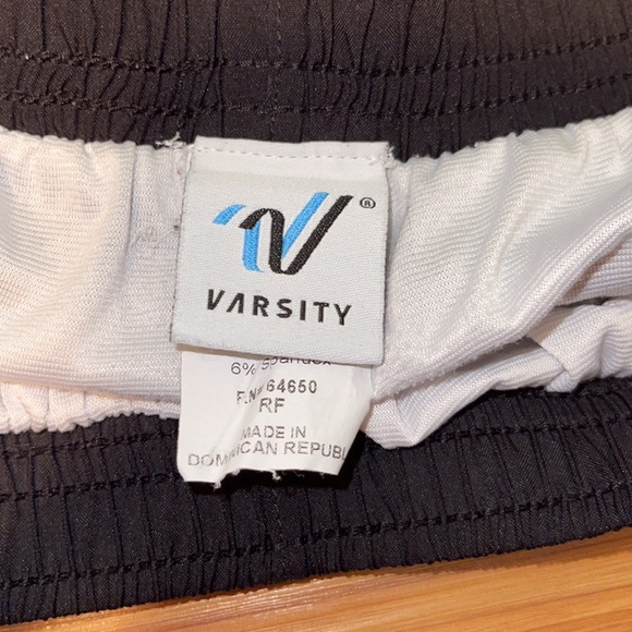 Black w/ Pink & Green lining Varsity Cheer Short - Picture 3 of 3